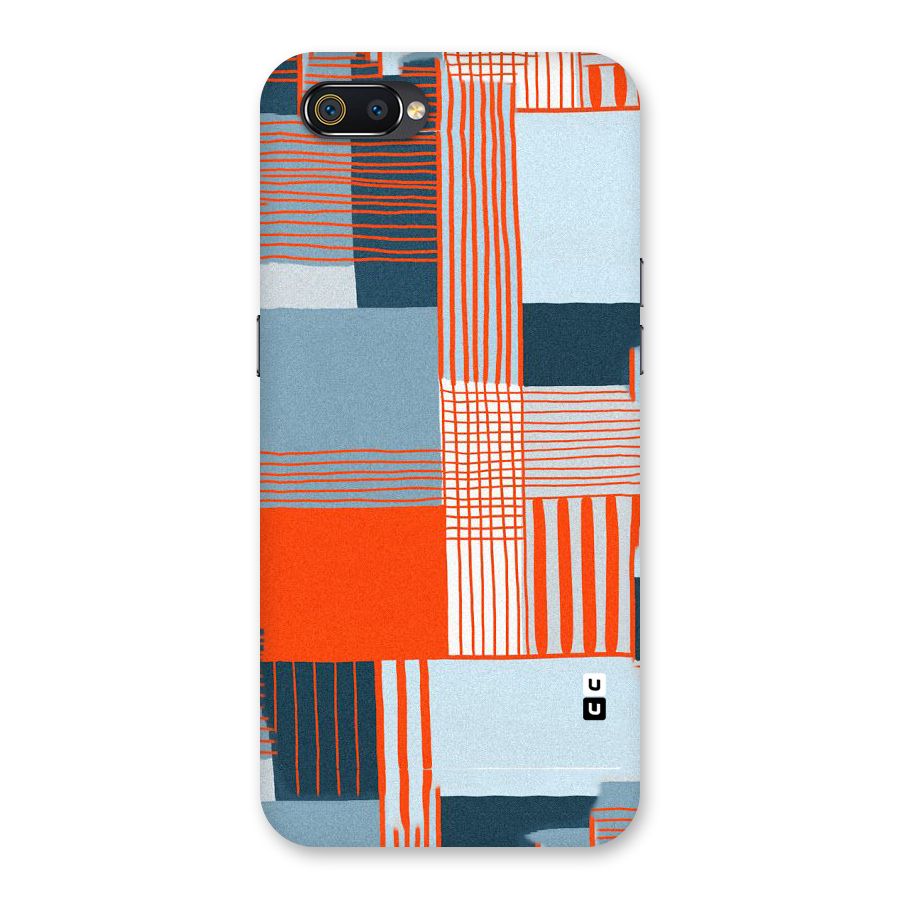 Pattern In Lines Back Case for Realme C2