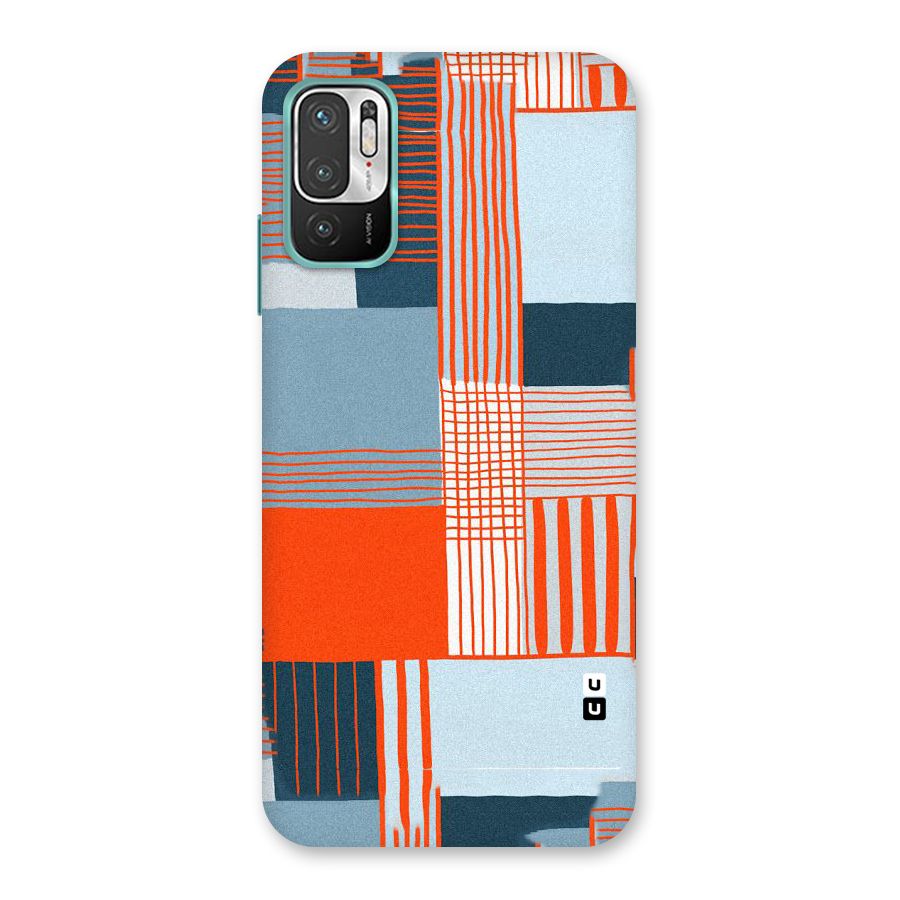 Pattern In Lines Back Case for Redmi Note 10T 5G