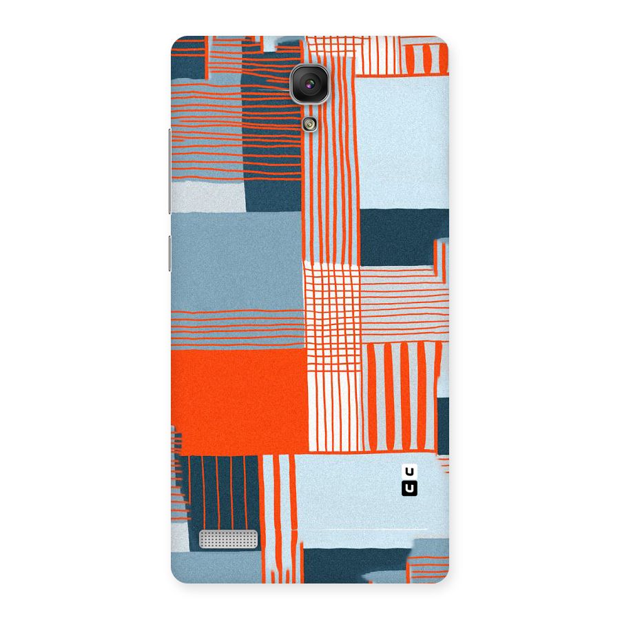 Pattern In Lines Back Case for Redmi Note Prime