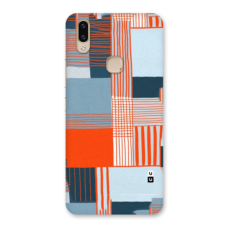 Pattern In Lines Back Case for Vivo V9 Youth