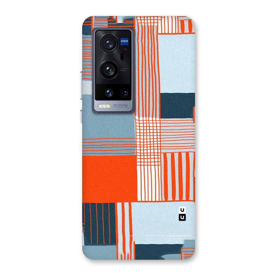 Pattern In Lines Back Case for Vivo X60 Pro Plus