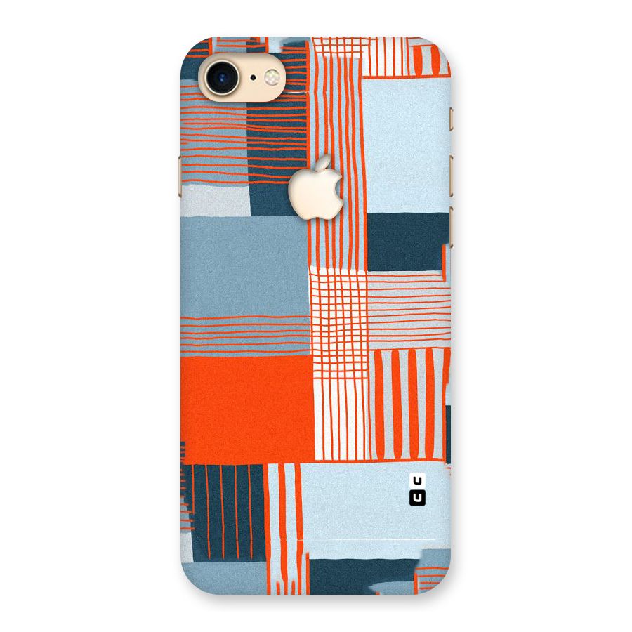 Pattern In Lines Back Case for iPhone 7 Apple Cut
