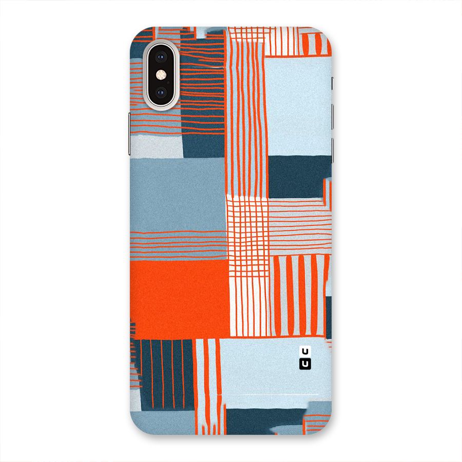 Pattern In Lines Back Case for iPhone XS Max