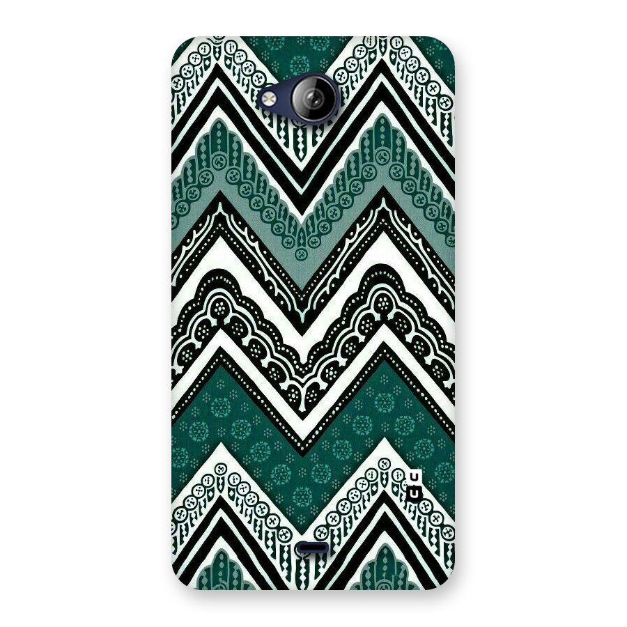 Patterned Chevron Back Case for Canvas Play Q355