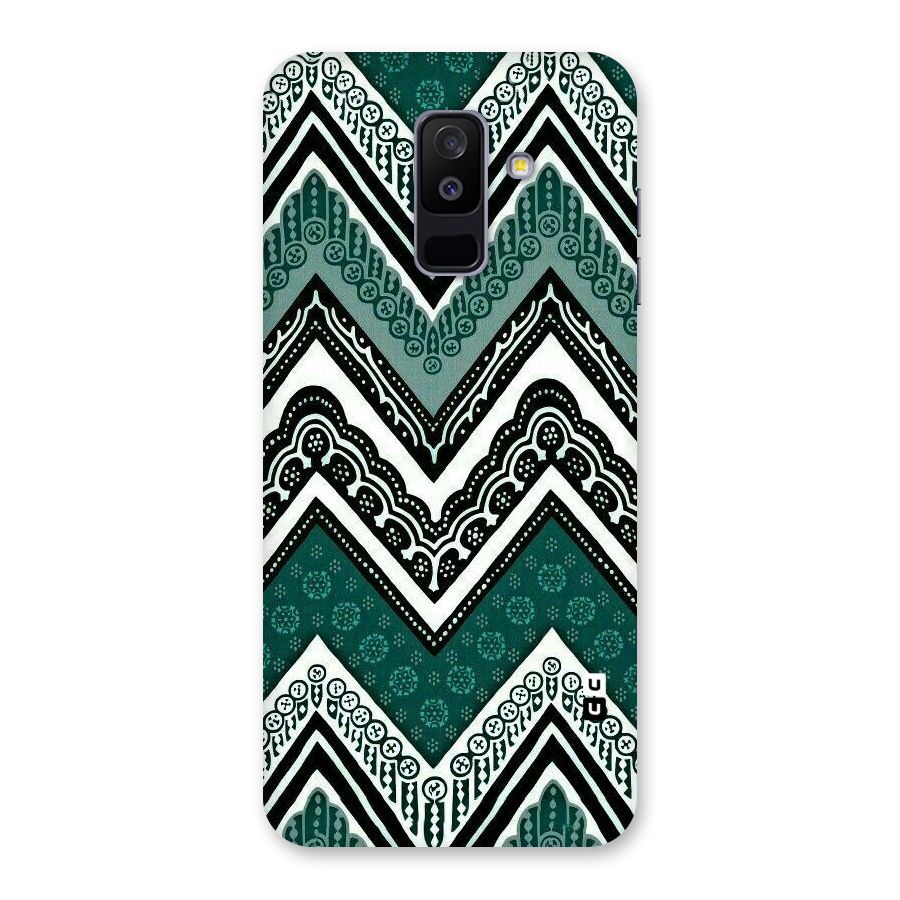 Patterned Chevron Back Case for Galaxy A6 Plus