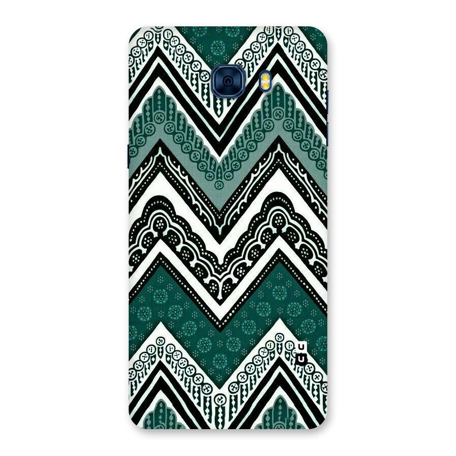 Patterned Chevron Back Case for Galaxy C7 Pro