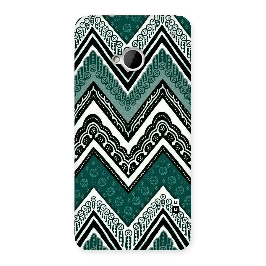 Patterned Chevron Back Case for HTC One M7