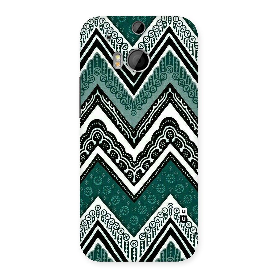 Patterned Chevron Back Case for HTC One M8