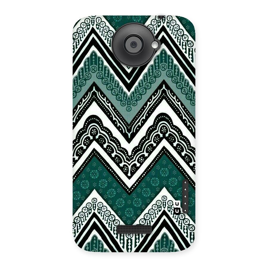 Patterned Chevron Back Case for HTC One X