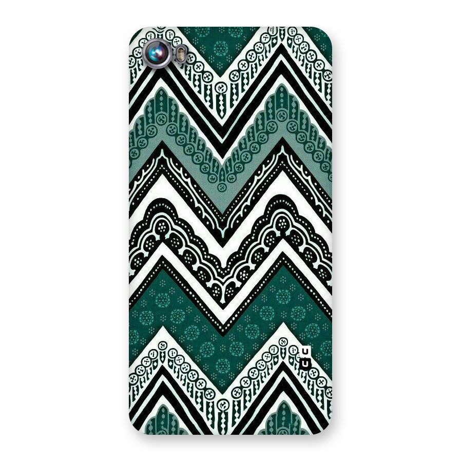 Patterned Chevron Back Case for Micromax Canvas Fire 4 A107