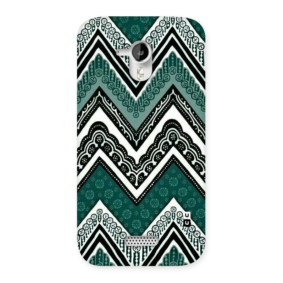 Patterned Chevron Back Case for Micromax Canvas HD A116