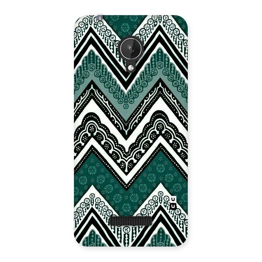 Patterned Chevron Back Case for Micromax Canvas Spark Q380