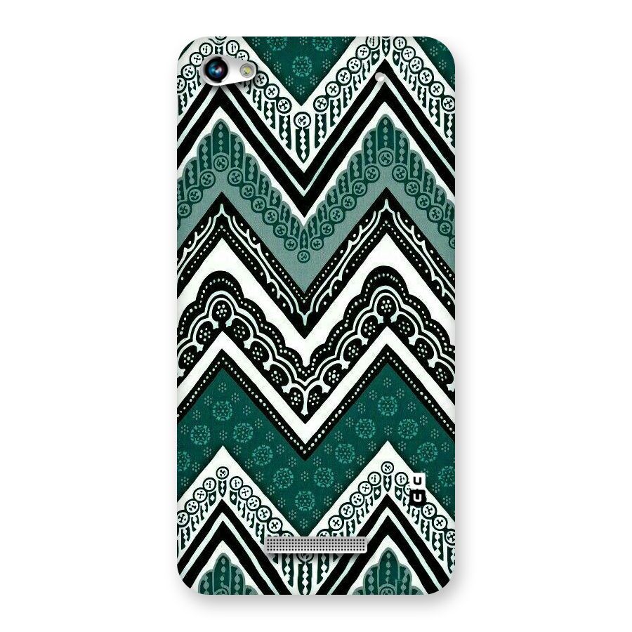 Patterned Chevron Back Case for Micromax Hue 2