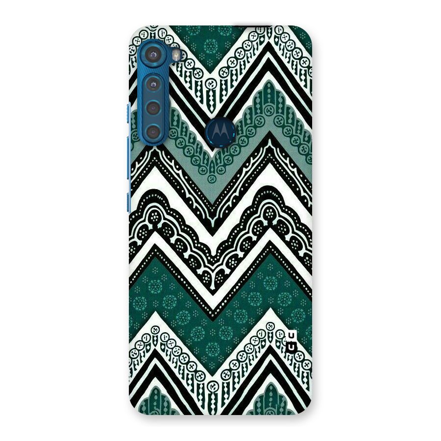Patterned Chevron Back Case for Motorola One Fusion Plus