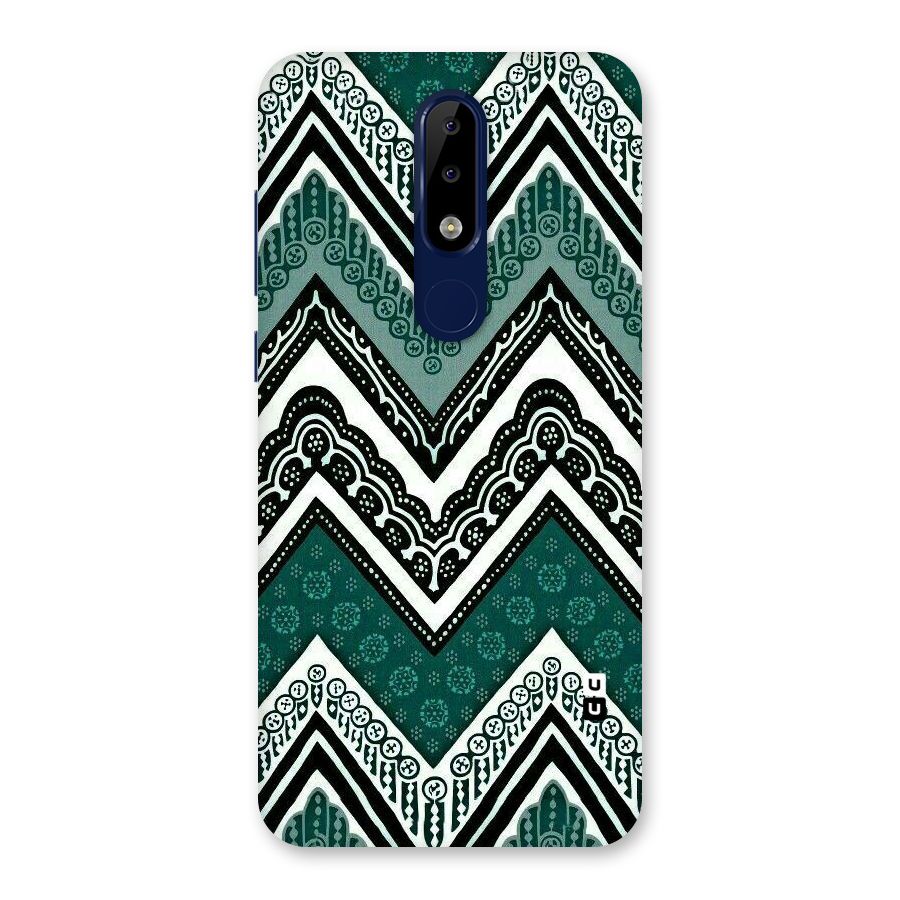 Patterned Chevron Back Case for Nokia 5.1 Plus