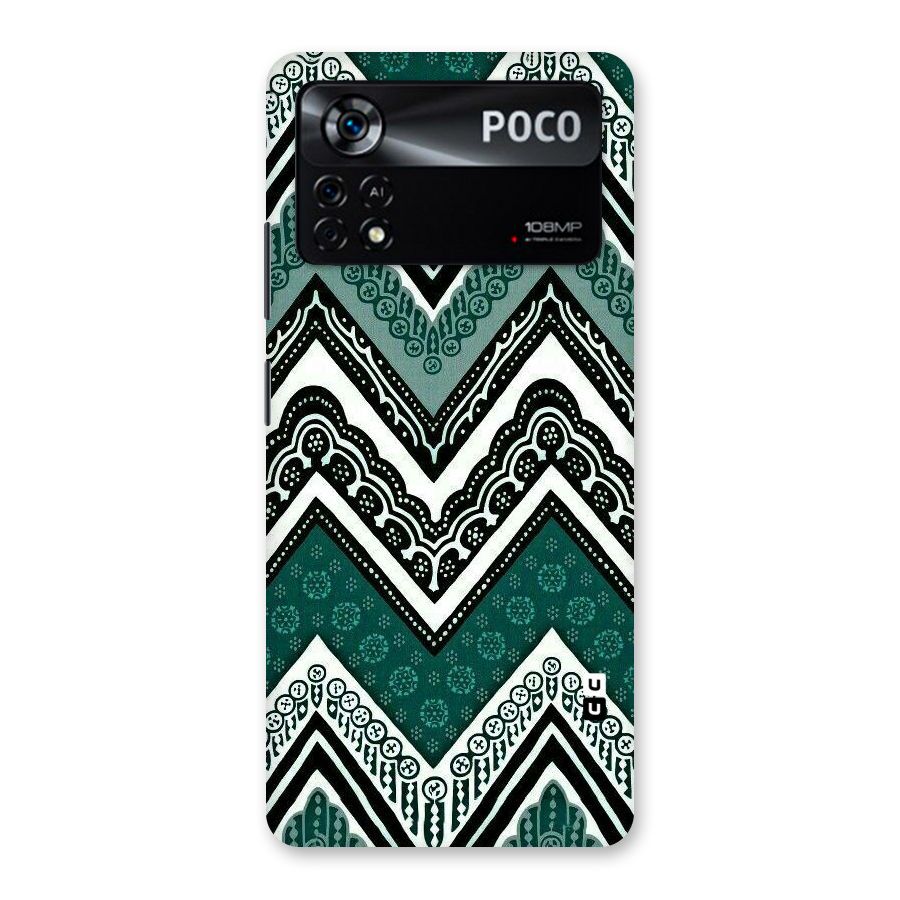 Patterned Chevron Back Case for Poco X4 Pro 5G