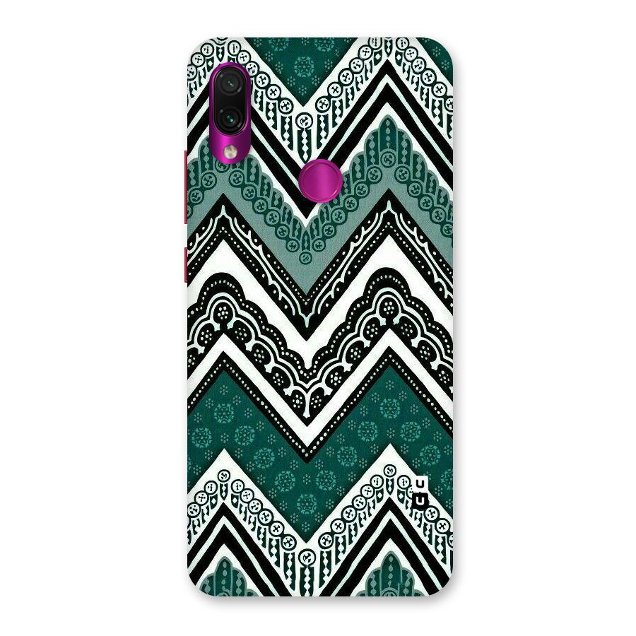 Patterned Chevron Back Case for Redmi Note 7 Pro