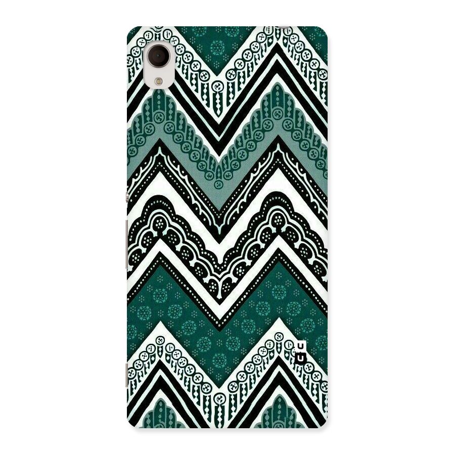 Patterned Chevron Back Case for Sony Xperia M4