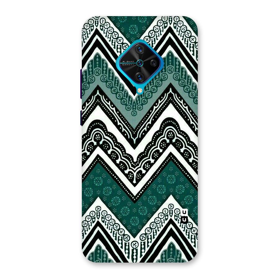 Patterned Chevron Back Case for Vivo S1 Pro