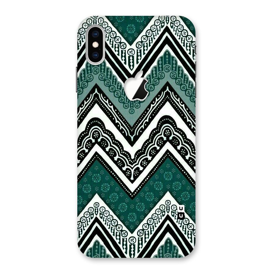Patterned Chevron Back Case for iPhone XS Max Apple Cut