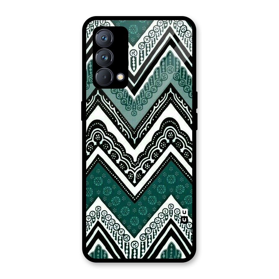 Patterned Chevron Glass Back Case for Realme GT Master Edition