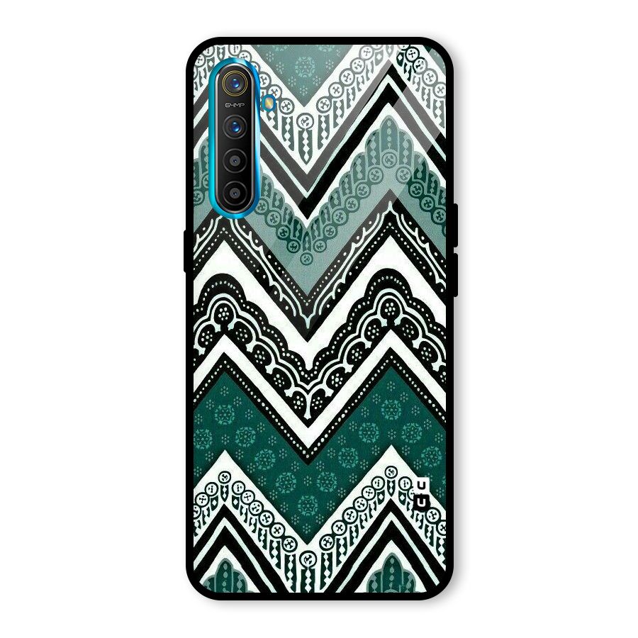 Patterned Chevron Glass Back Case for Realme X2