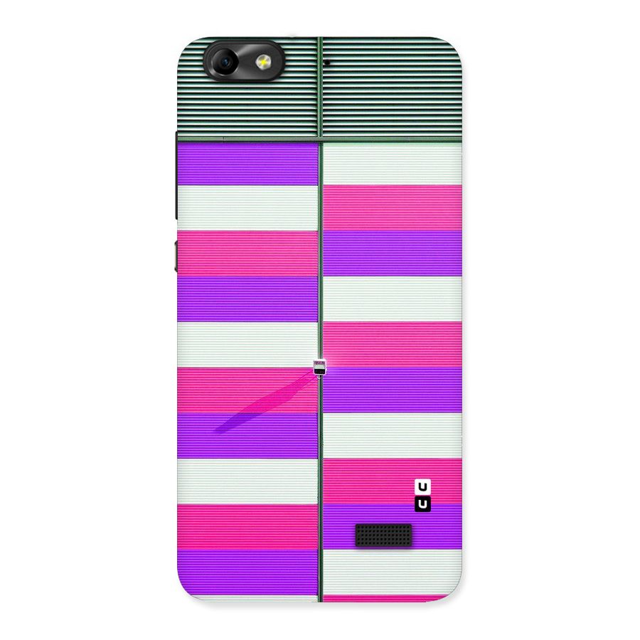 Patterns City Back Case for Honor 4C