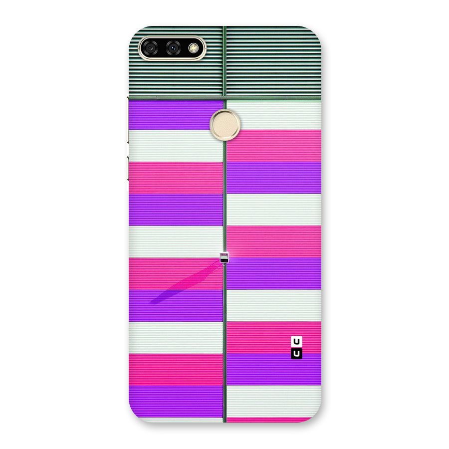 Patterns City Back Case for Honor 7A