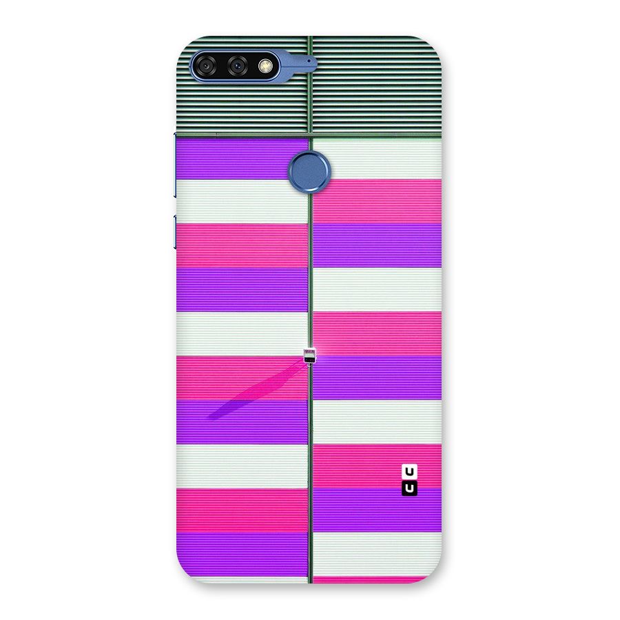 Patterns City Back Case for Honor 7C
