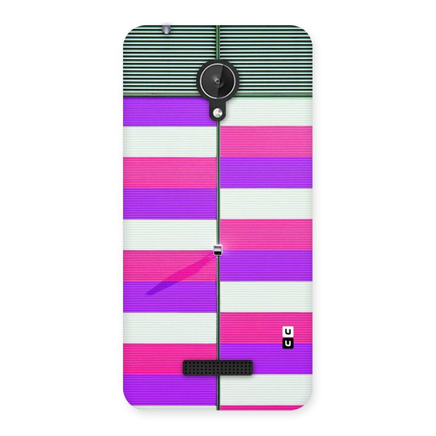 Patterns City Back Case for Micromax Canvas Spark Q380