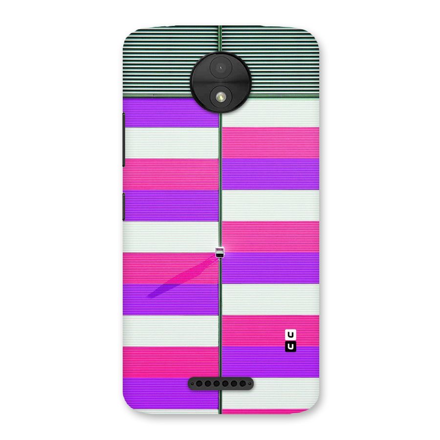 Patterns City Back Case for Moto C
