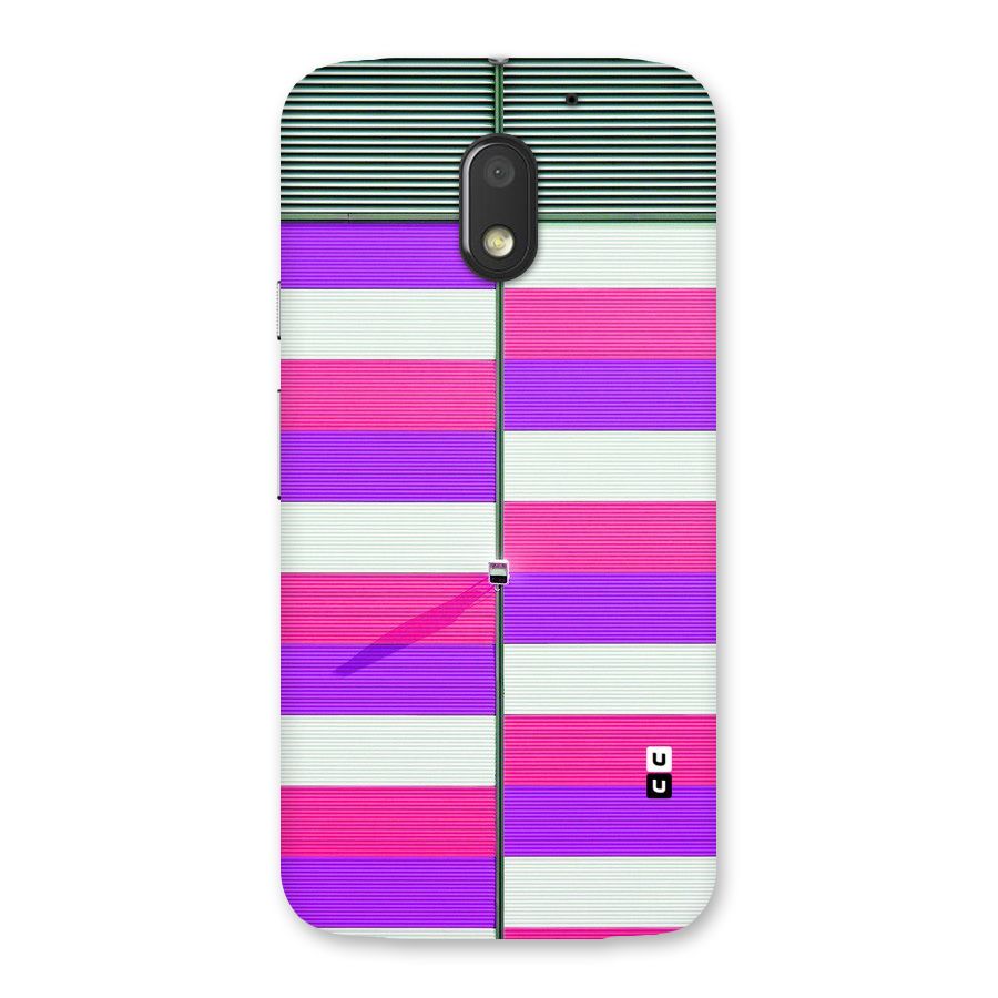Patterns City Back Case for Moto E3 Power
