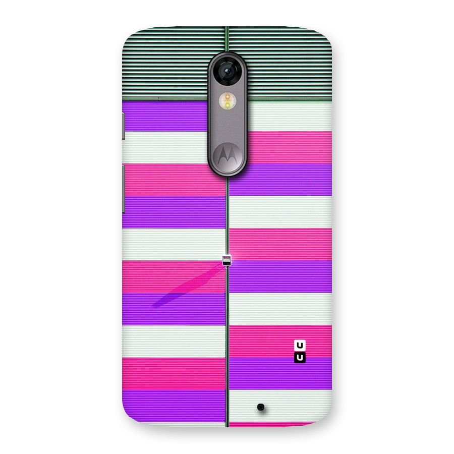 Patterns City Back Case for Moto X Force