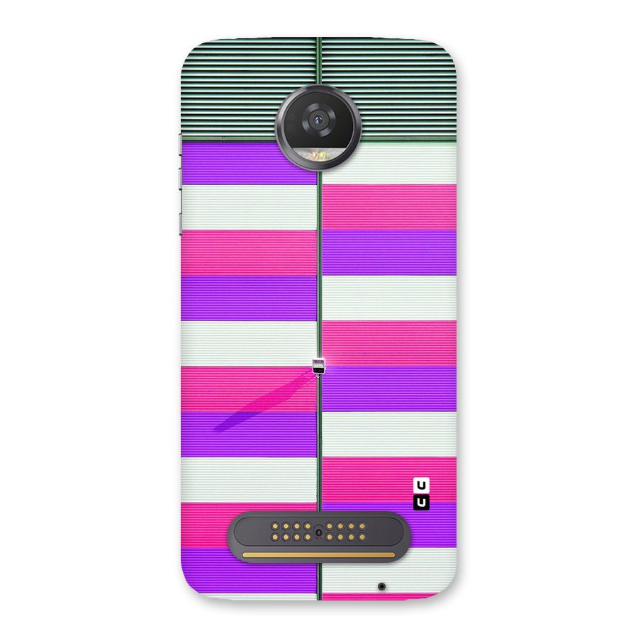 Patterns City Back Case for Moto Z2 Play