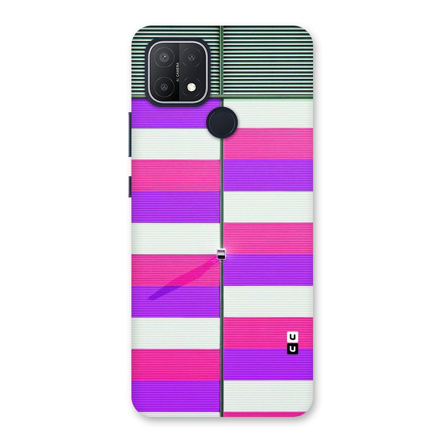 Patterns City Back Case for Oppo A15