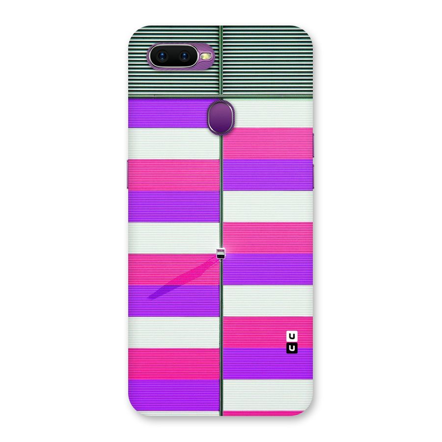 Patterns City Back Case for Oppo F9