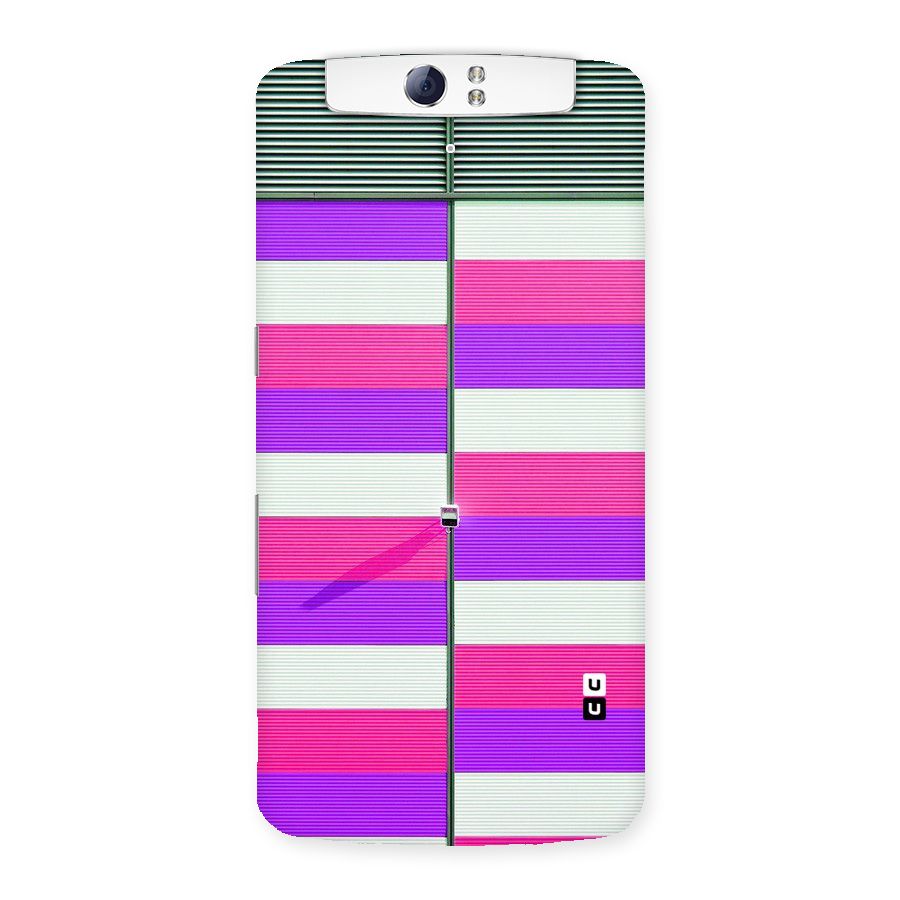 Patterns City Back Case for Oppo N1