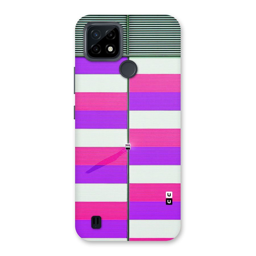 Patterns City Back Case for Realme C21