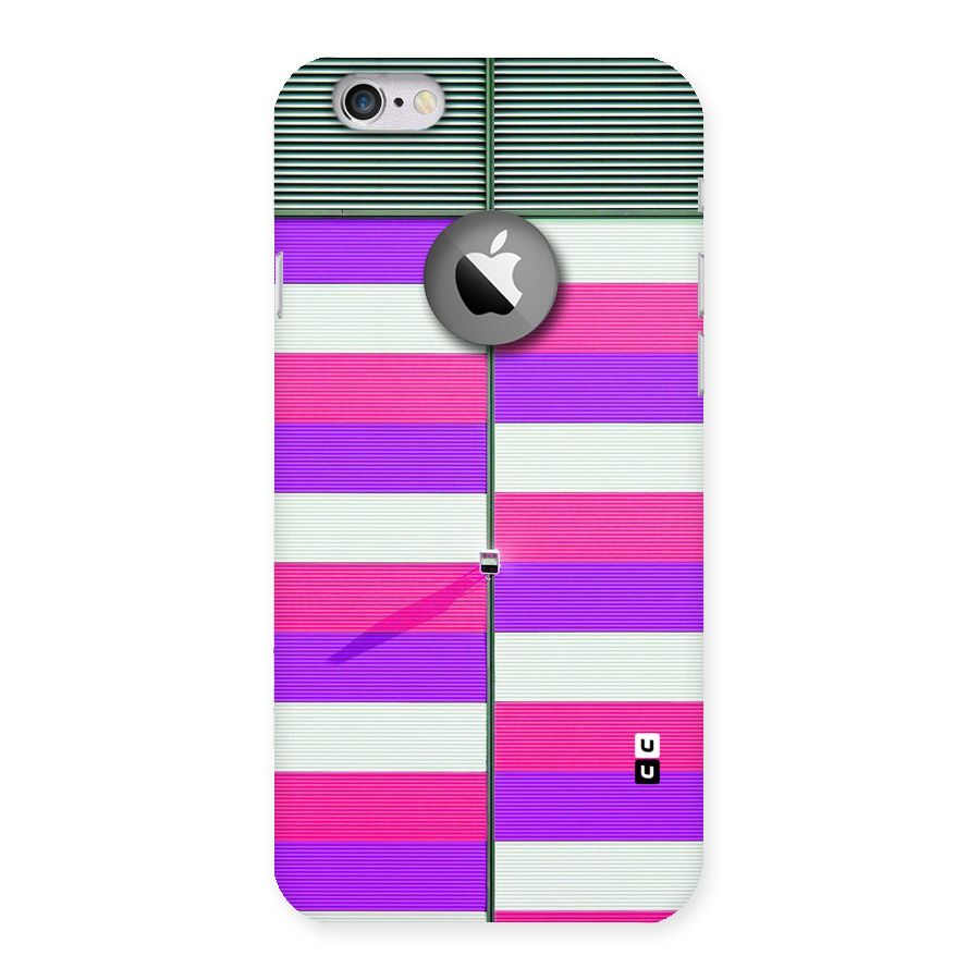 Patterns City Back Case for iPhone 6 Logo Cut