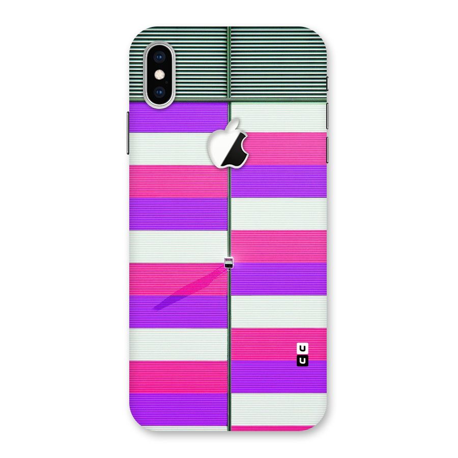 Patterns City Back Case for iPhone XS Max Apple Cut
