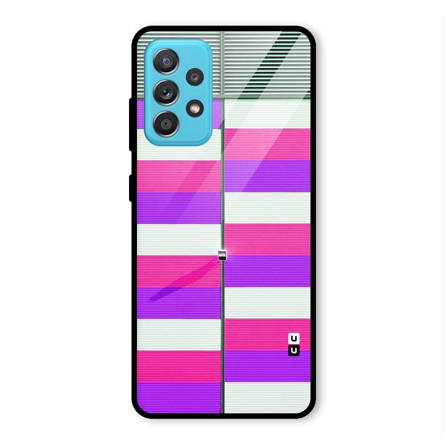 Patterns City Glass Back Case for Galaxy A52