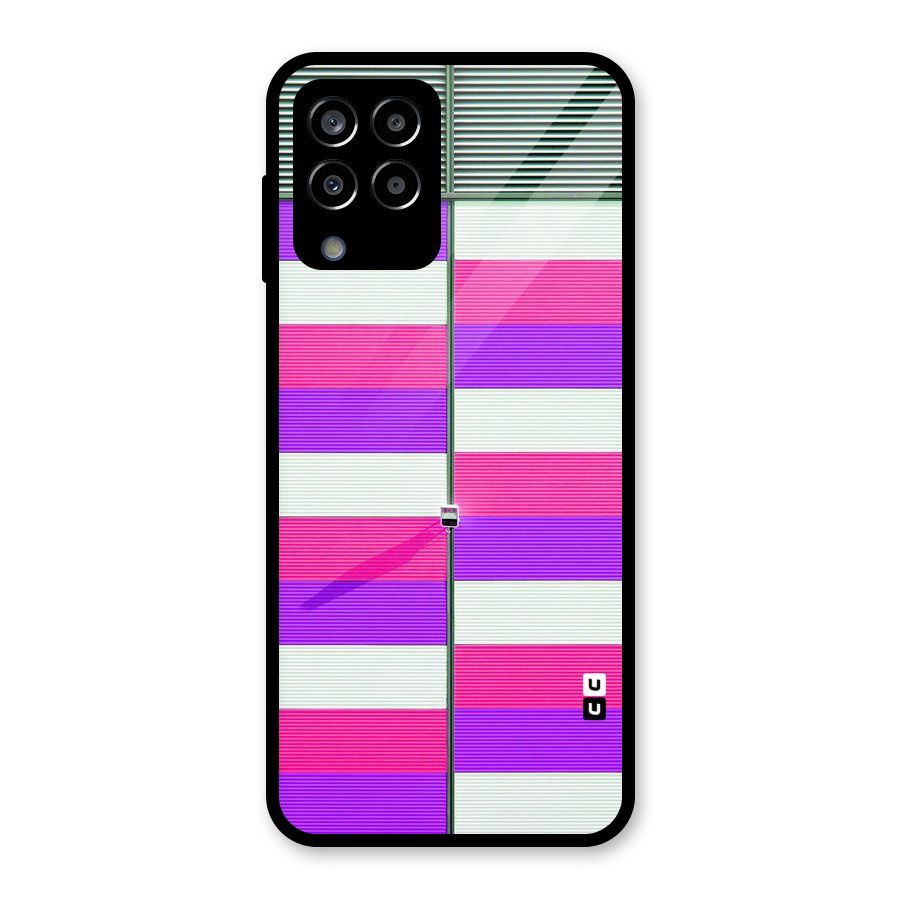 Patterns City Glass Back Case for Galaxy M33