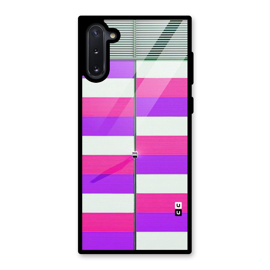 Patterns City Glass Back Case for Galaxy Note 10