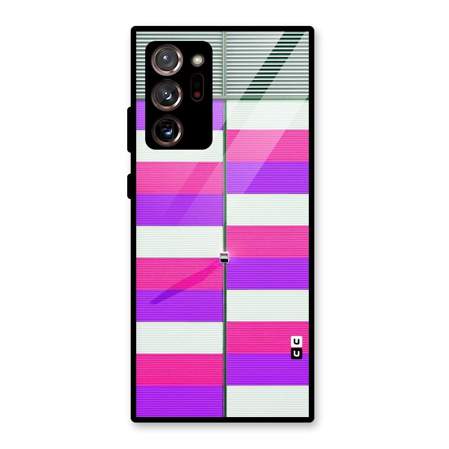 Patterns City Glass Back Case for Galaxy Note 20 Ultra