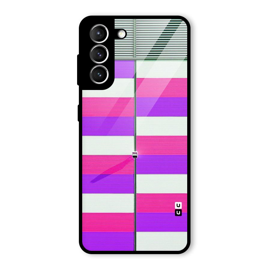 Patterns City Glass Back Case for Galaxy S21 5G
