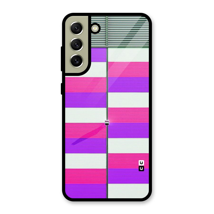 Patterns City Glass Back Case for Galaxy S21 FE 5G
