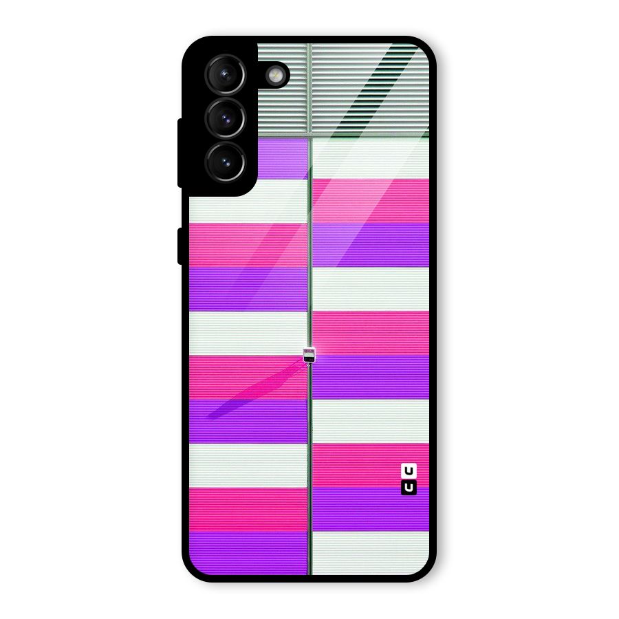 Patterns City Glass Back Case for Galaxy S21 Plus