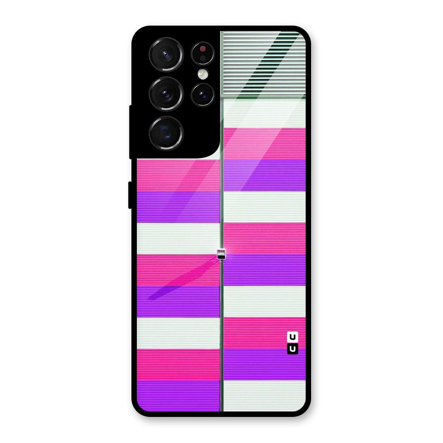 Patterns City Glass Back Case for Galaxy S21 Ultra 5G