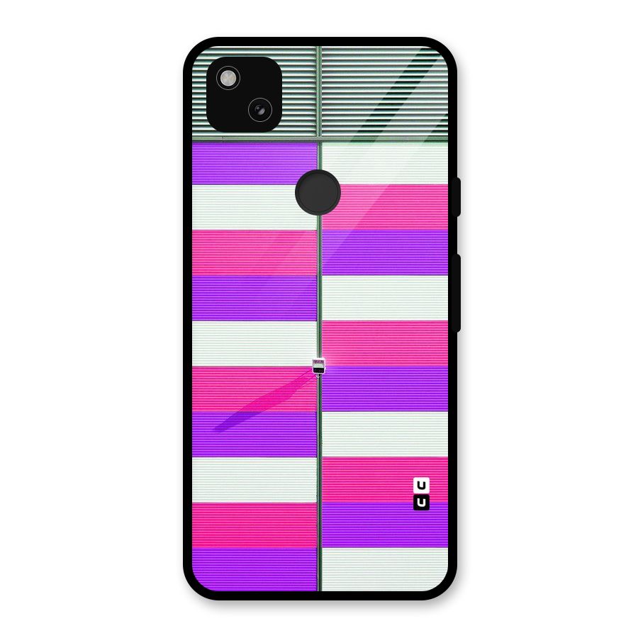 Patterns City Glass Back Case for Google Pixel 4a