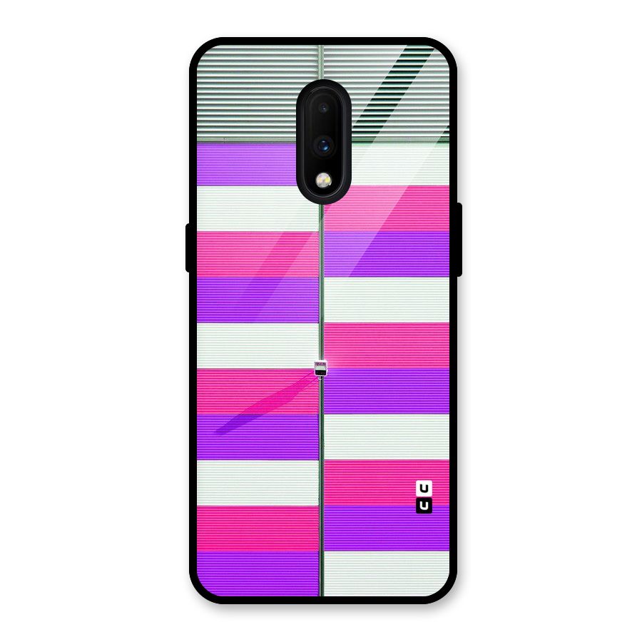 Patterns City Glass Back Case for OnePlus 7